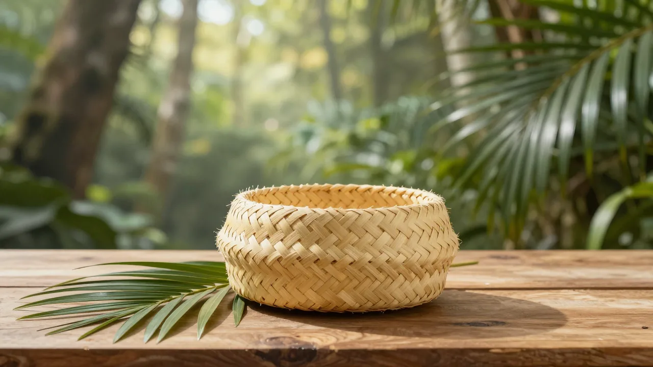 Coiled by hand in the Pacific rainforest